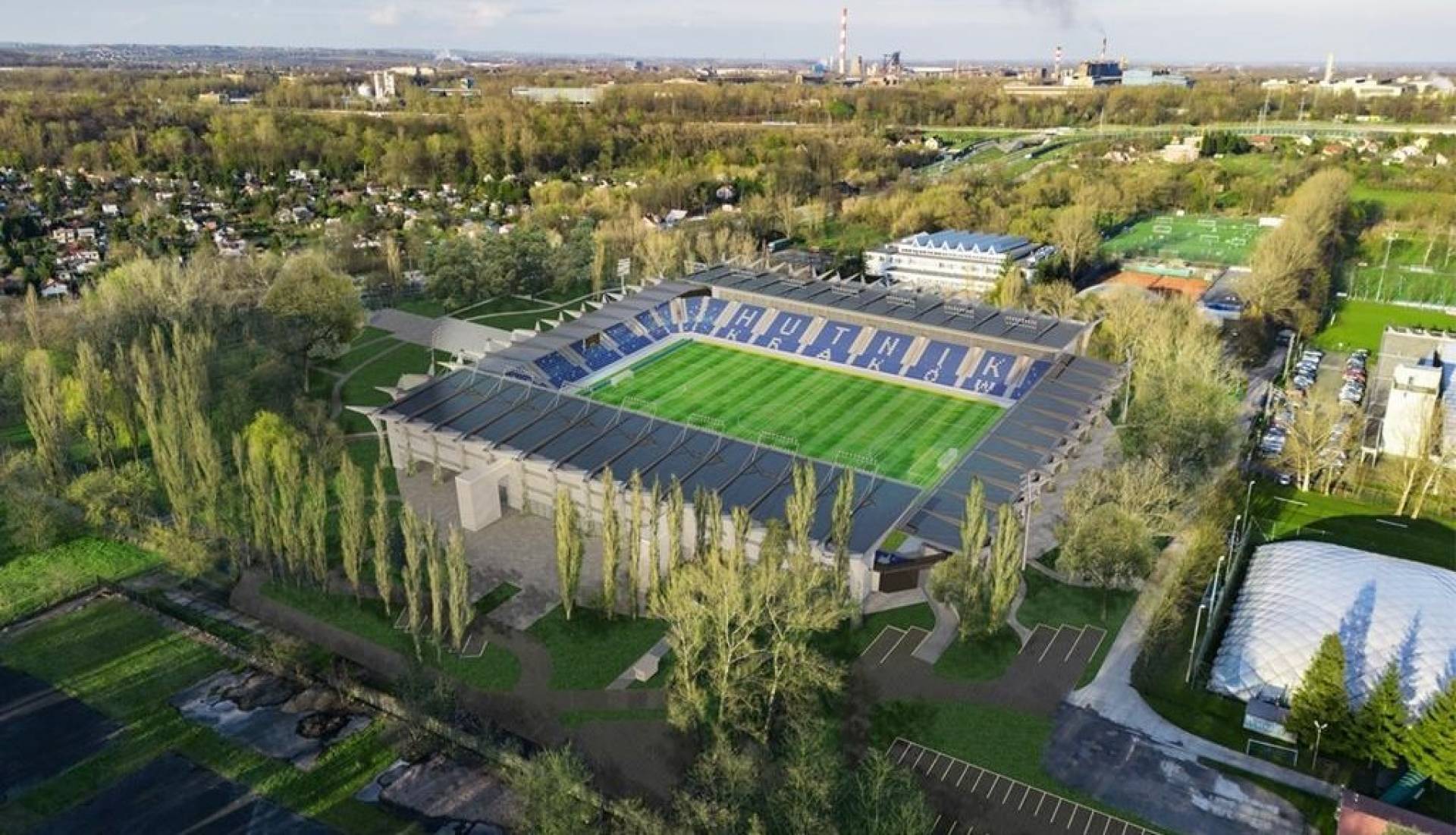 Tak będzie wyglądać nowy stadion Hutnika. Kiedy powstanie?