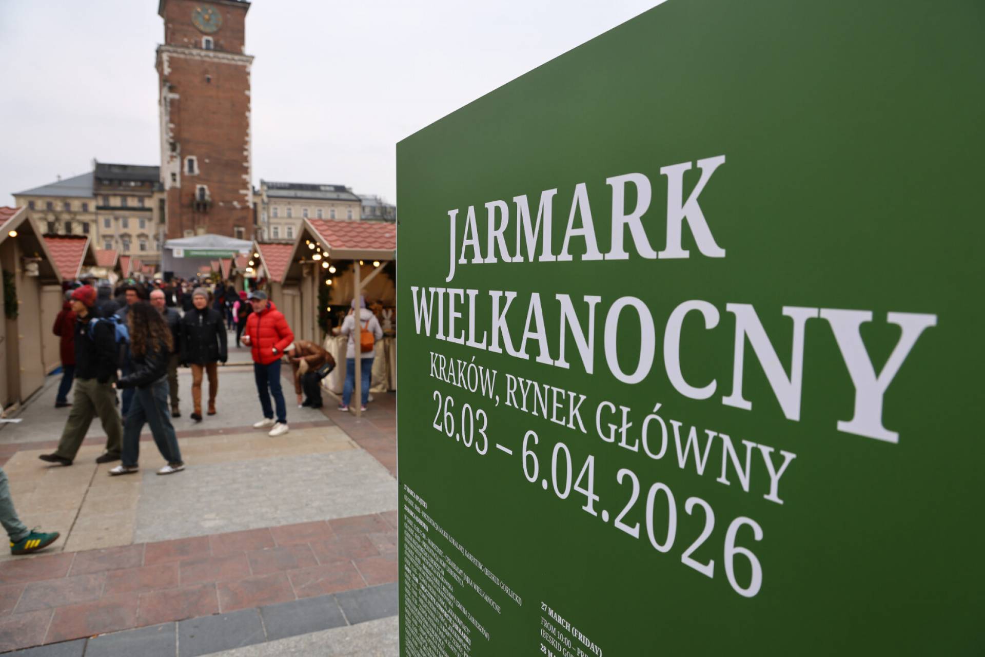 Jarmark Wielkanocny na Rynku Głównym. W tym roku Krakowianie zapłacą mniej