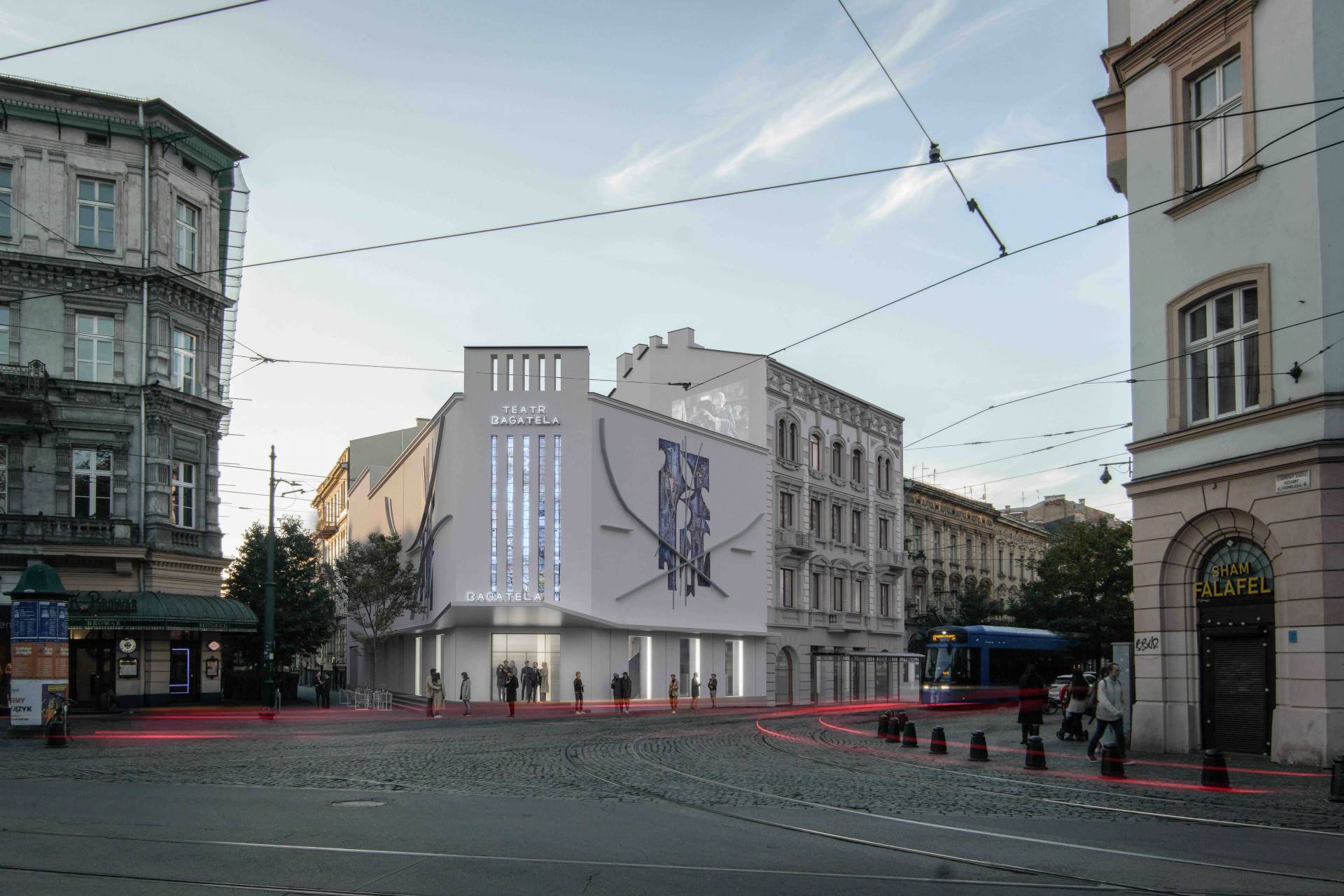 Zmiany w organizacji ruchu na skrzyżowaniu przy Bagateli