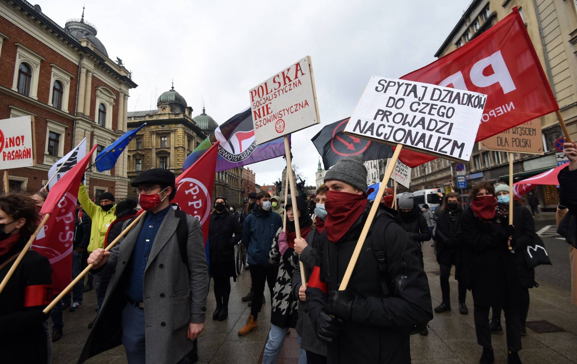 "Nacjonalizm precz z Krakowa". Protest w rocznicę śmierci prezydenta Narutowicza