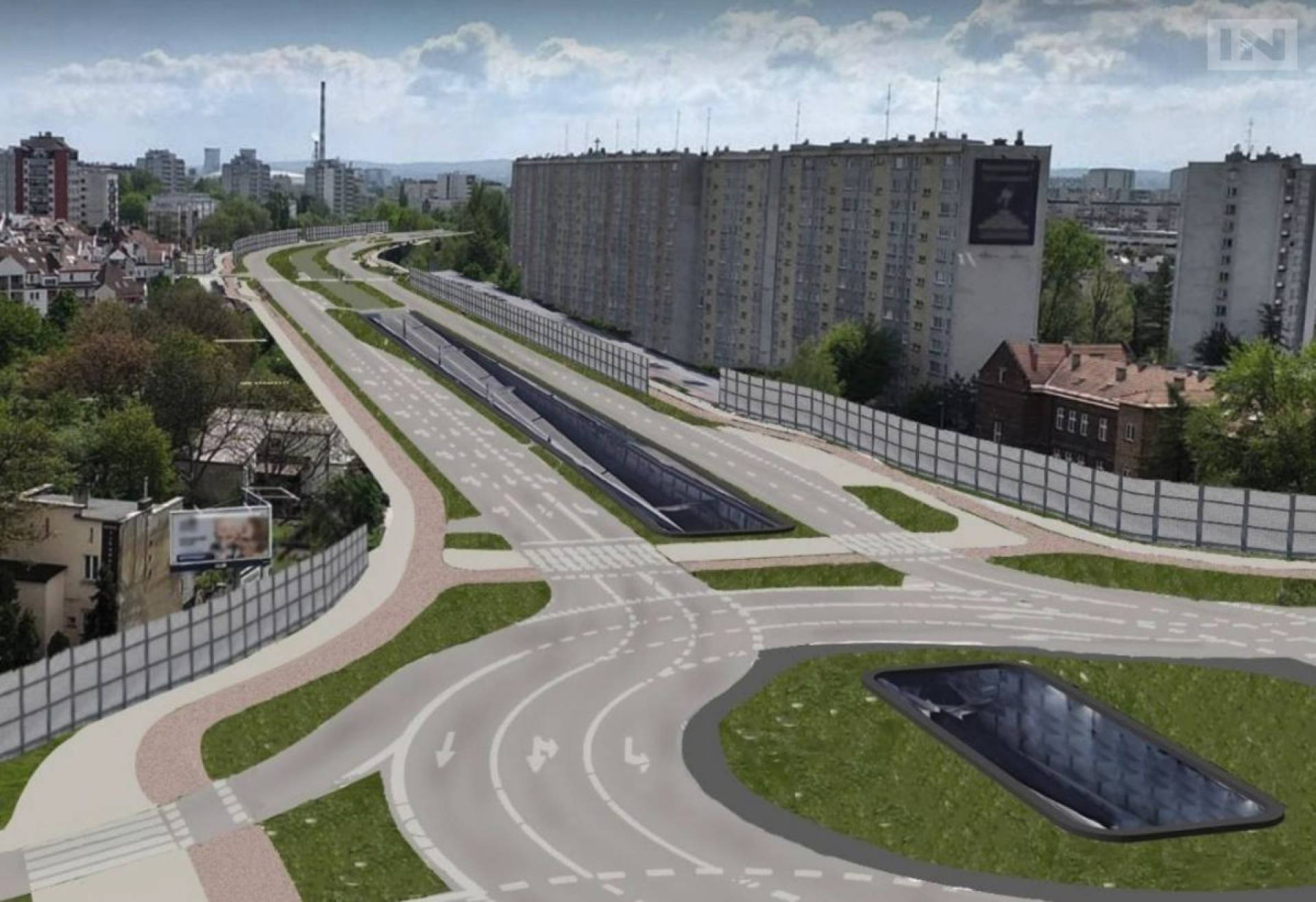Będą zmiany w projekcie linii tramwajowej do Mistrzejowic: mniej ekranów akustycznych