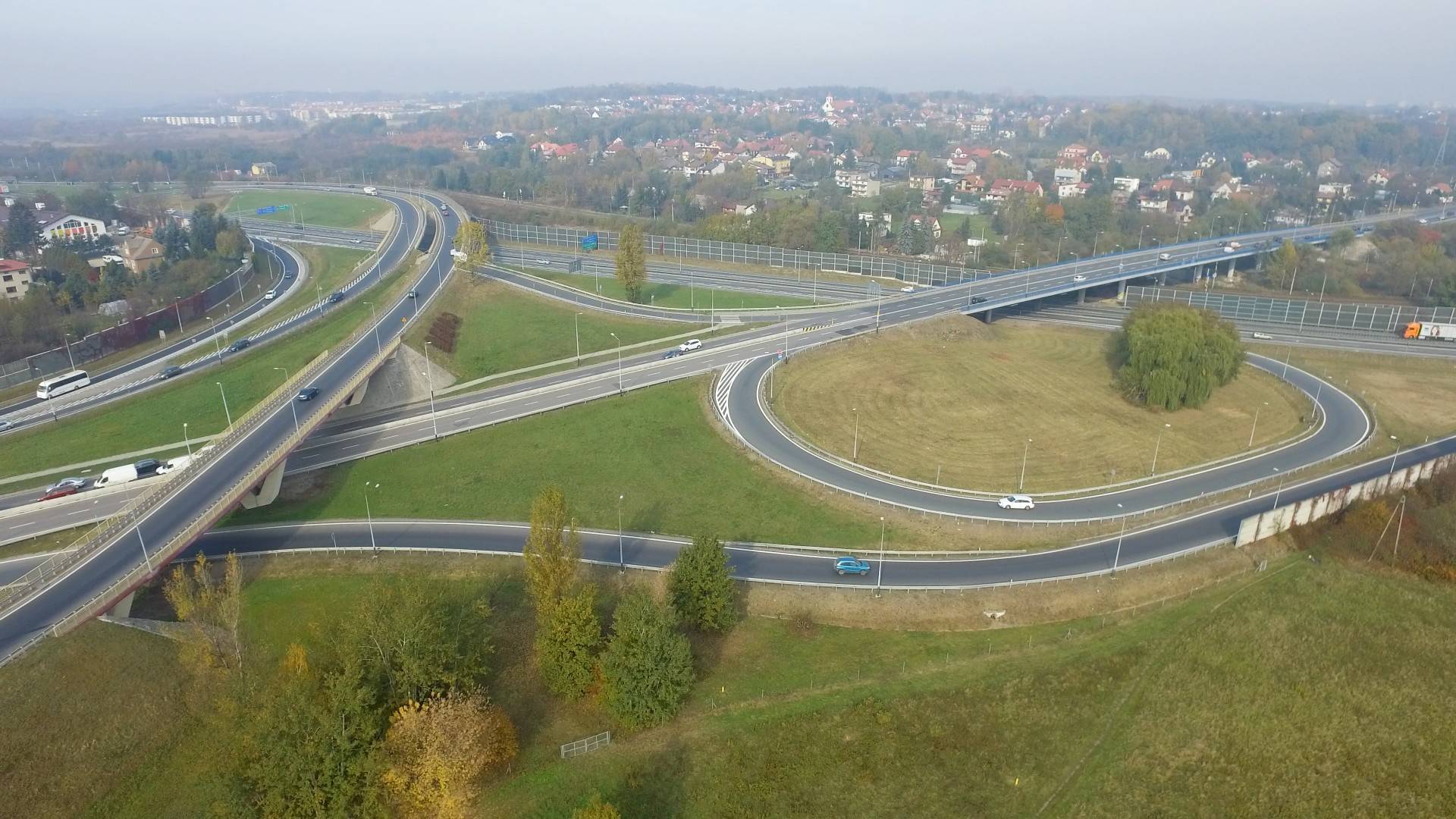 Sposób na korki na autostradzie wokół Krakowa? Przebudują jeden z węzłów