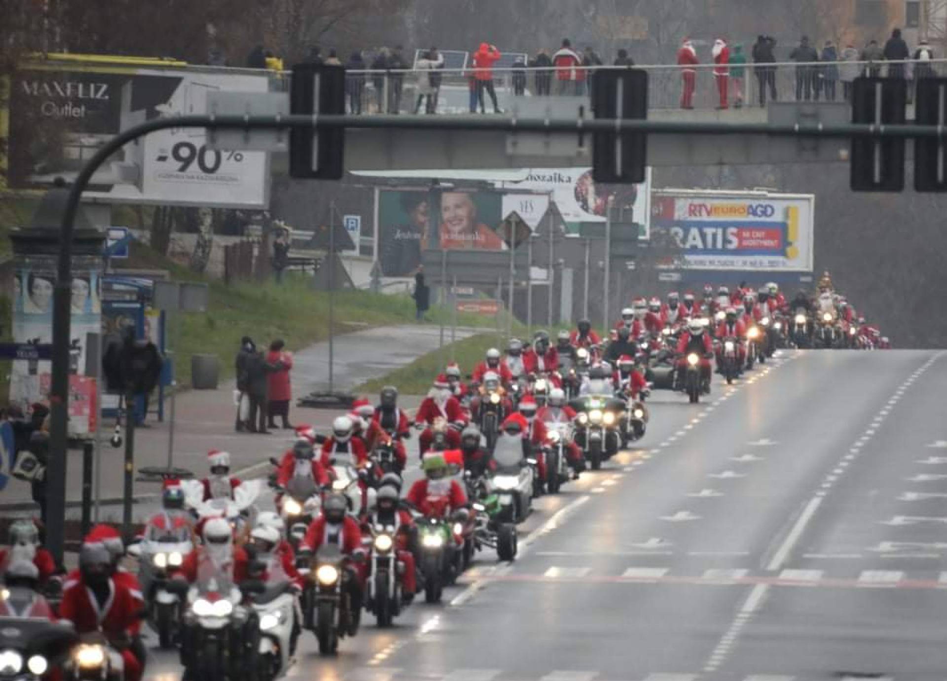 Mikołaje na motocyklach znów przejadą ulicami Krakowa. Szlachetny cel