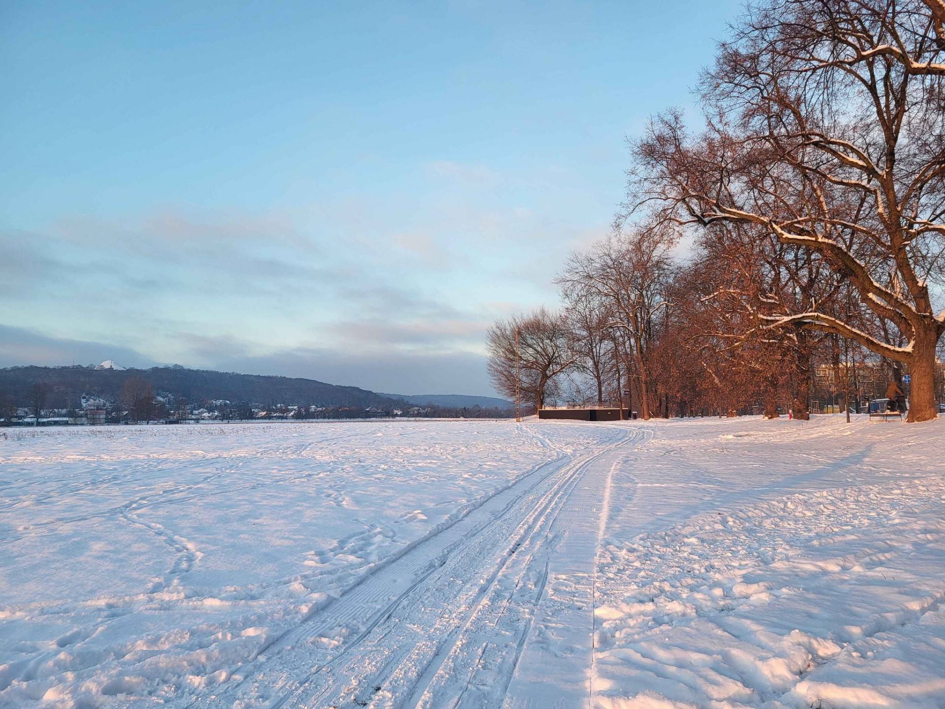 Wygnieciony ślad na krakowskich Błoniach: apel, by go nie zadeptać