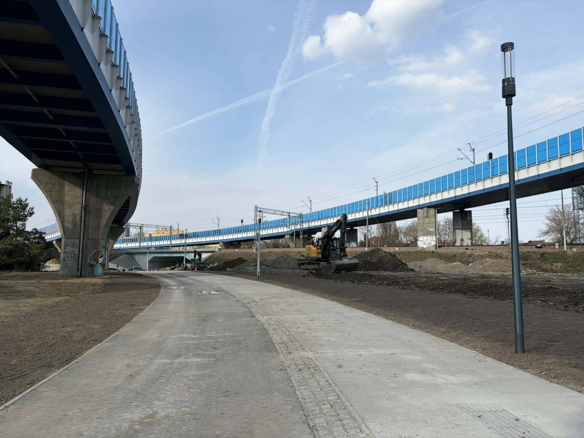 Tutaj też będzie park, prace są już bardzo zaawansowane