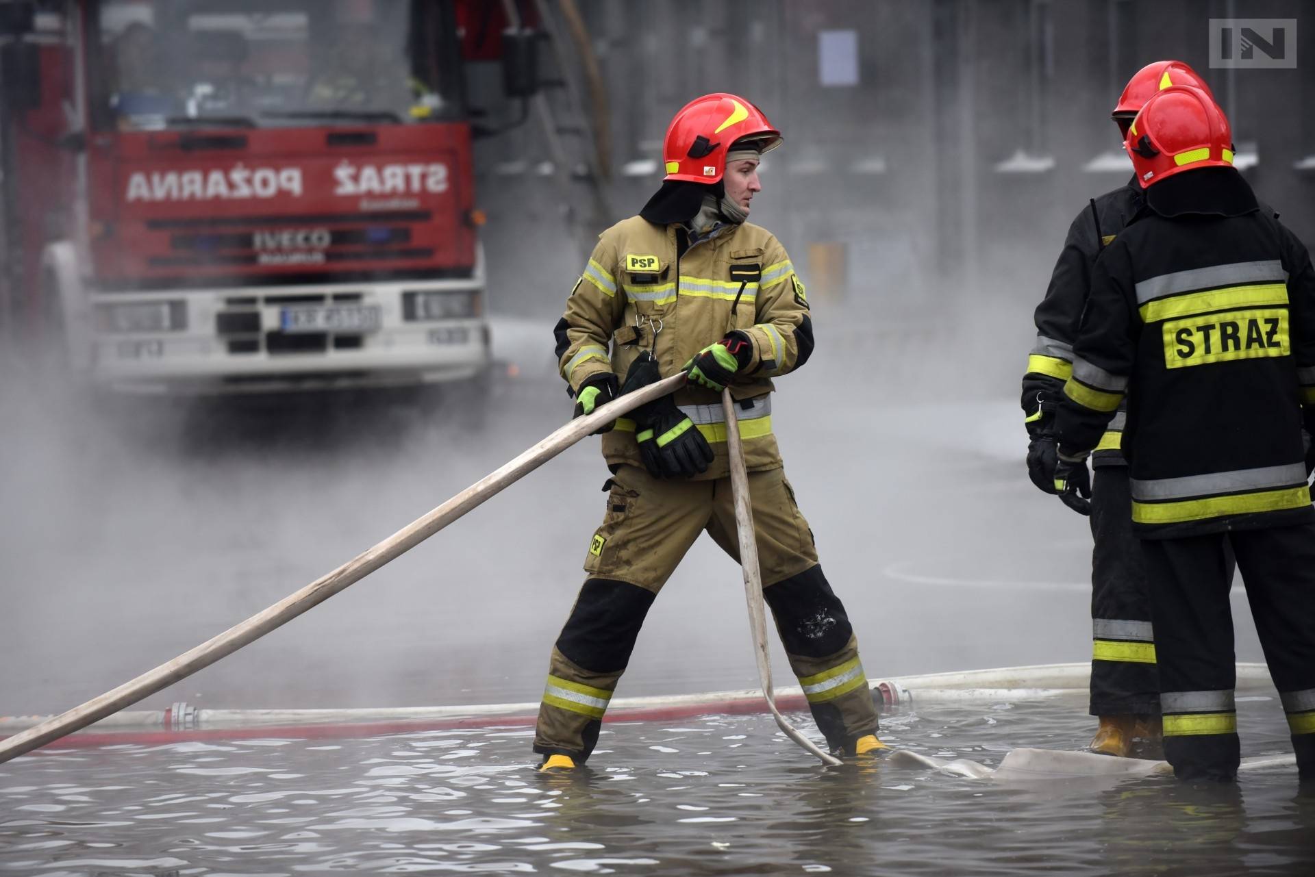 Groźny pożar przy ulicy Prądnickiej, mieszkańcy zdołali uciec