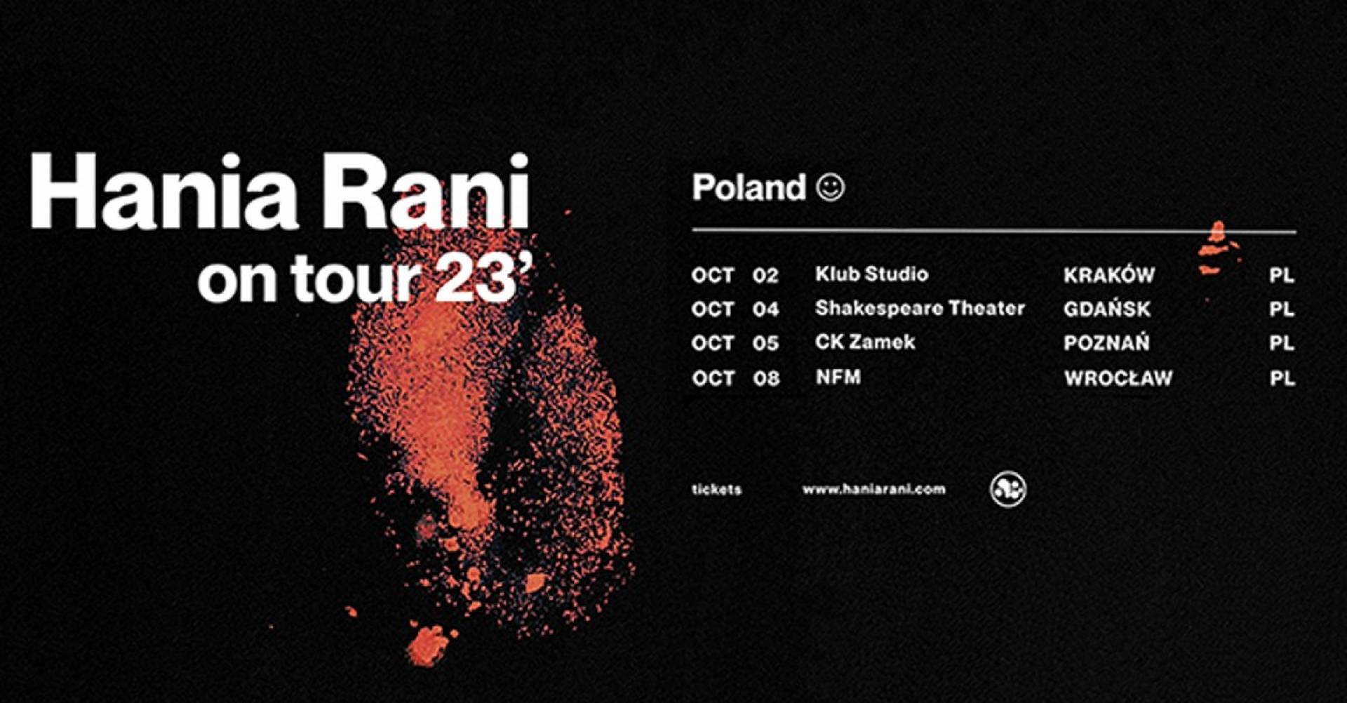 Hania Rani on Tour 23'