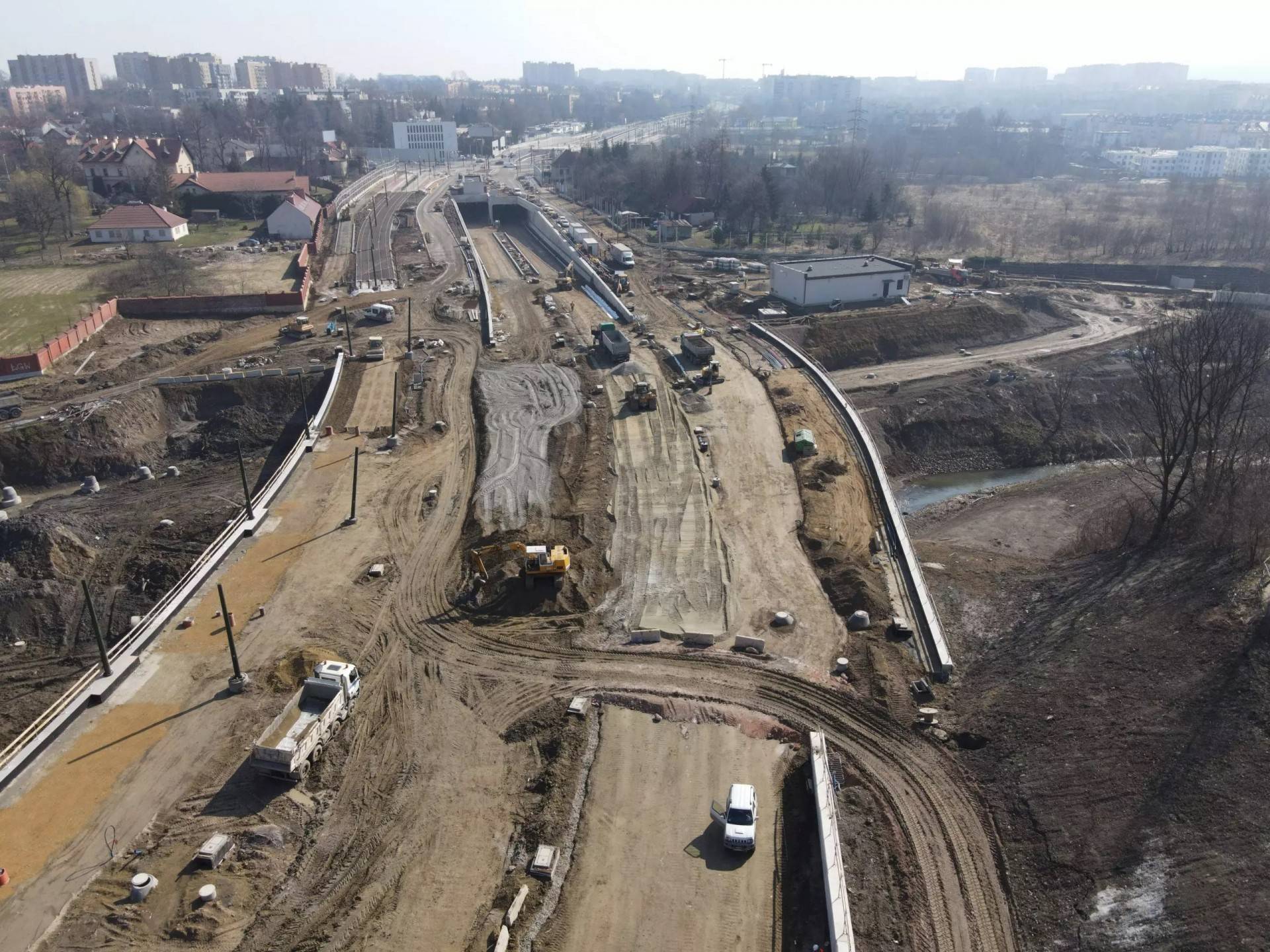 Opóźnienia na budowie Trasy Łagiewnickiej. Termin zakończenia prac zagrożony