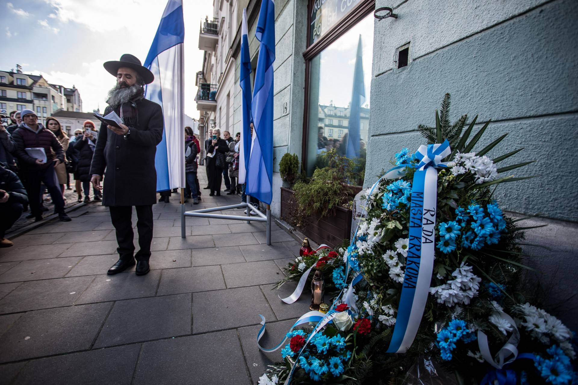Pamiętali o wydarzeniach sprzed 81 lat, to był koniec życia żydowskiego w Krakowie