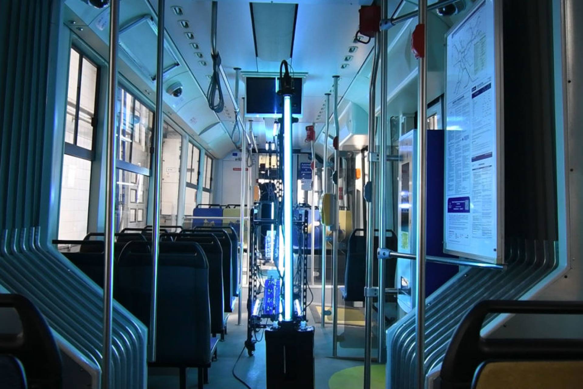 MPK testuje nowy sposób dezynfekcji tramwajów
