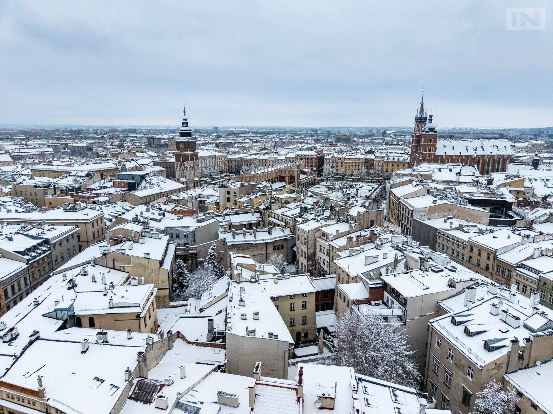 Ostrzeżenie pierwszego stopnia dla Krakowa, bardzo zimo