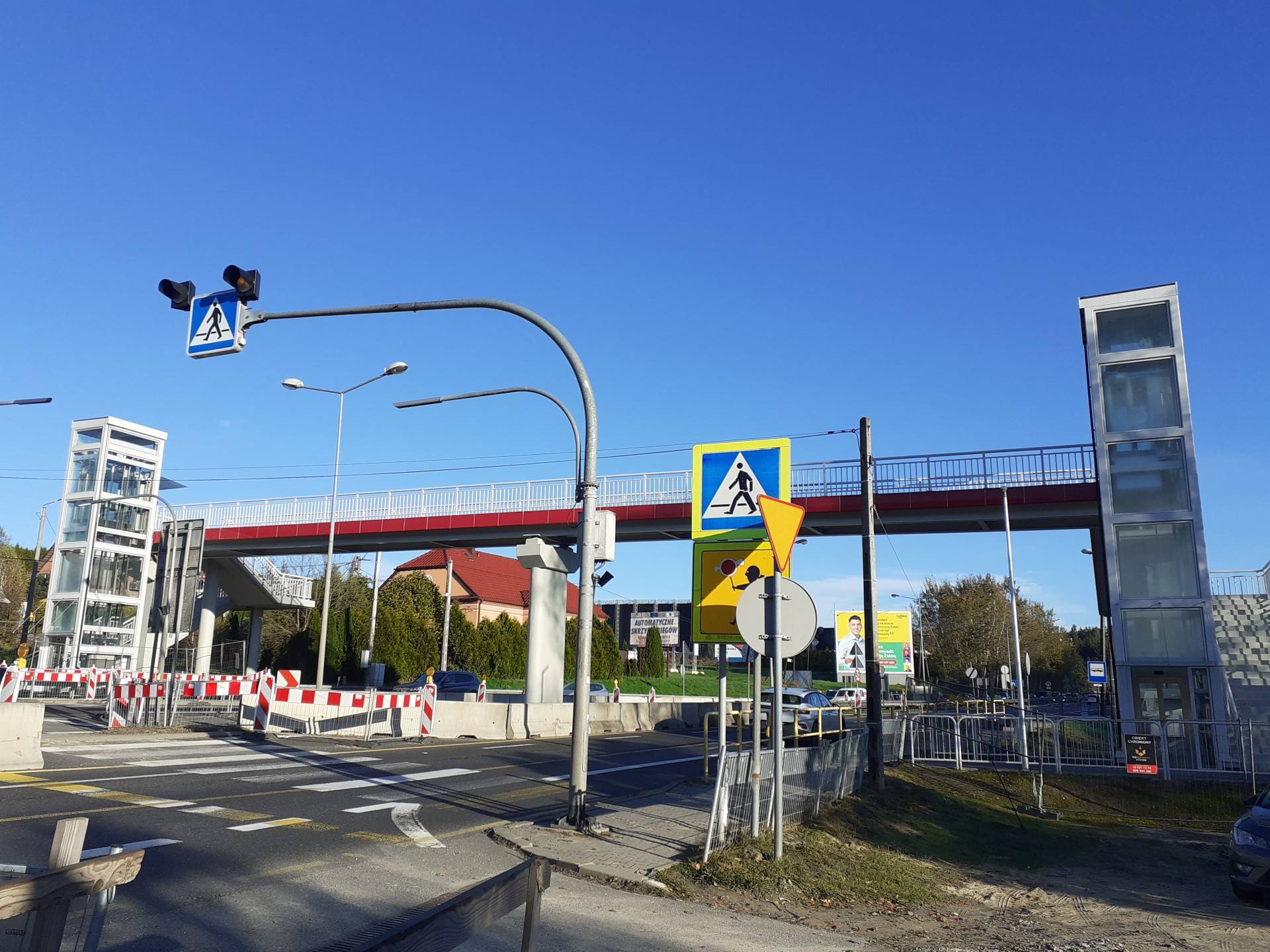 We wtorek otwarcie kładki nad zakopianką, utrudnienia do czwartku