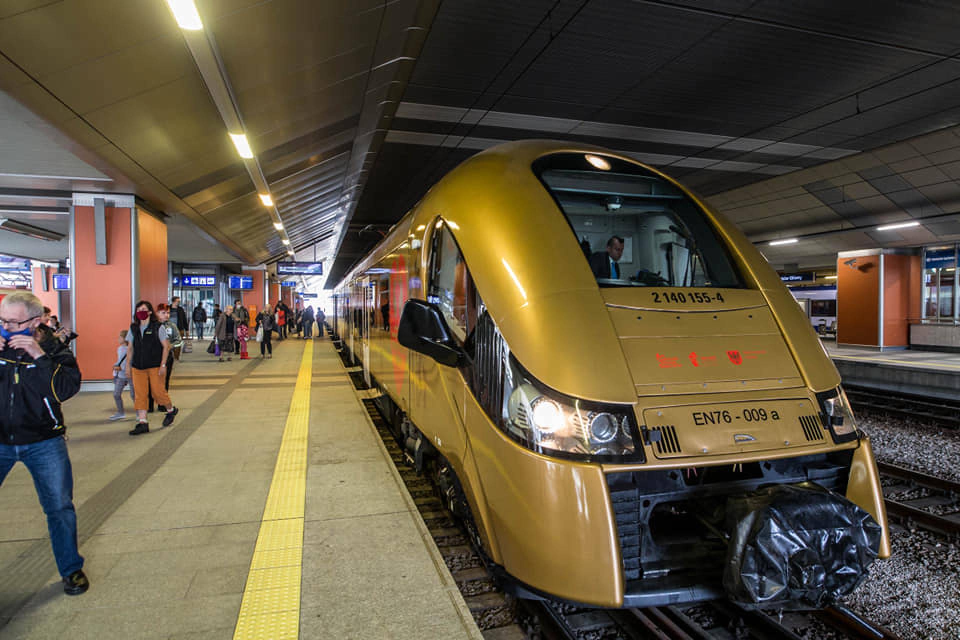 Złoty pociąg przyjechał do Krakowa, to zapowiedź ważnej zmiany