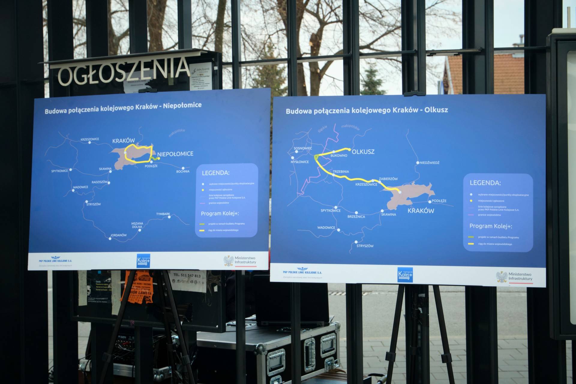 Jest umowa w sprawie budowy linii kolejowej do Niepołomic i Olkusza