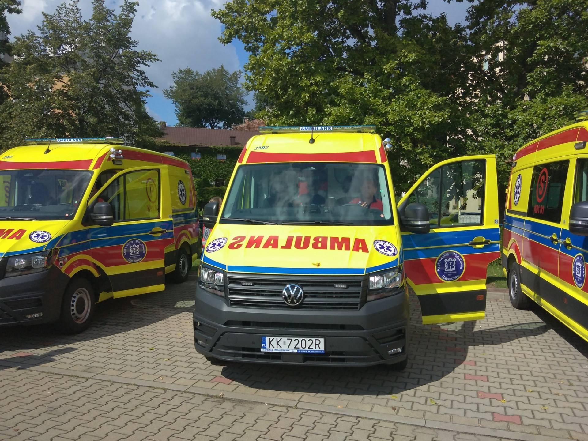 Ratownicy z Ukrainy w krakowskim pogotowiu ratunkowym. "Cenna wymiana doświadczeń"