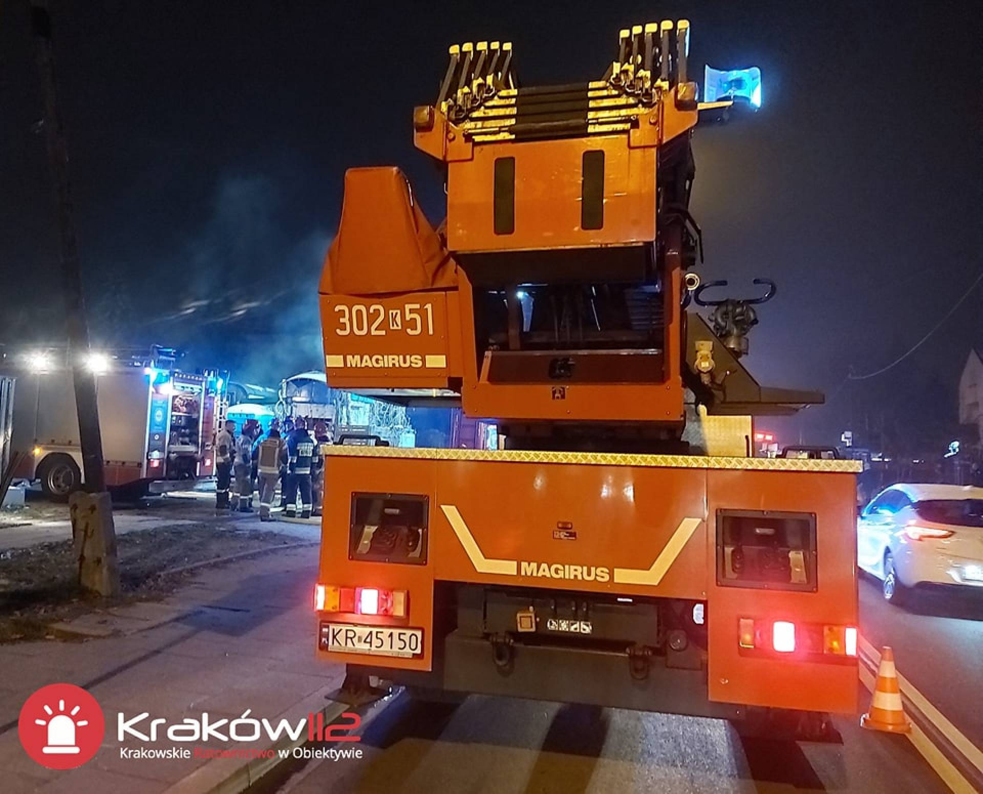 Pożar przy ulicy Kobierzyńskiej, nie żyje jedna osoba