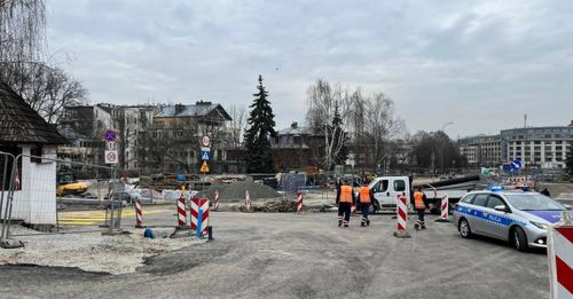 Ważne skrzyżowanie na Salwatorze zamknięte dla ruchu, będą utrudnienia