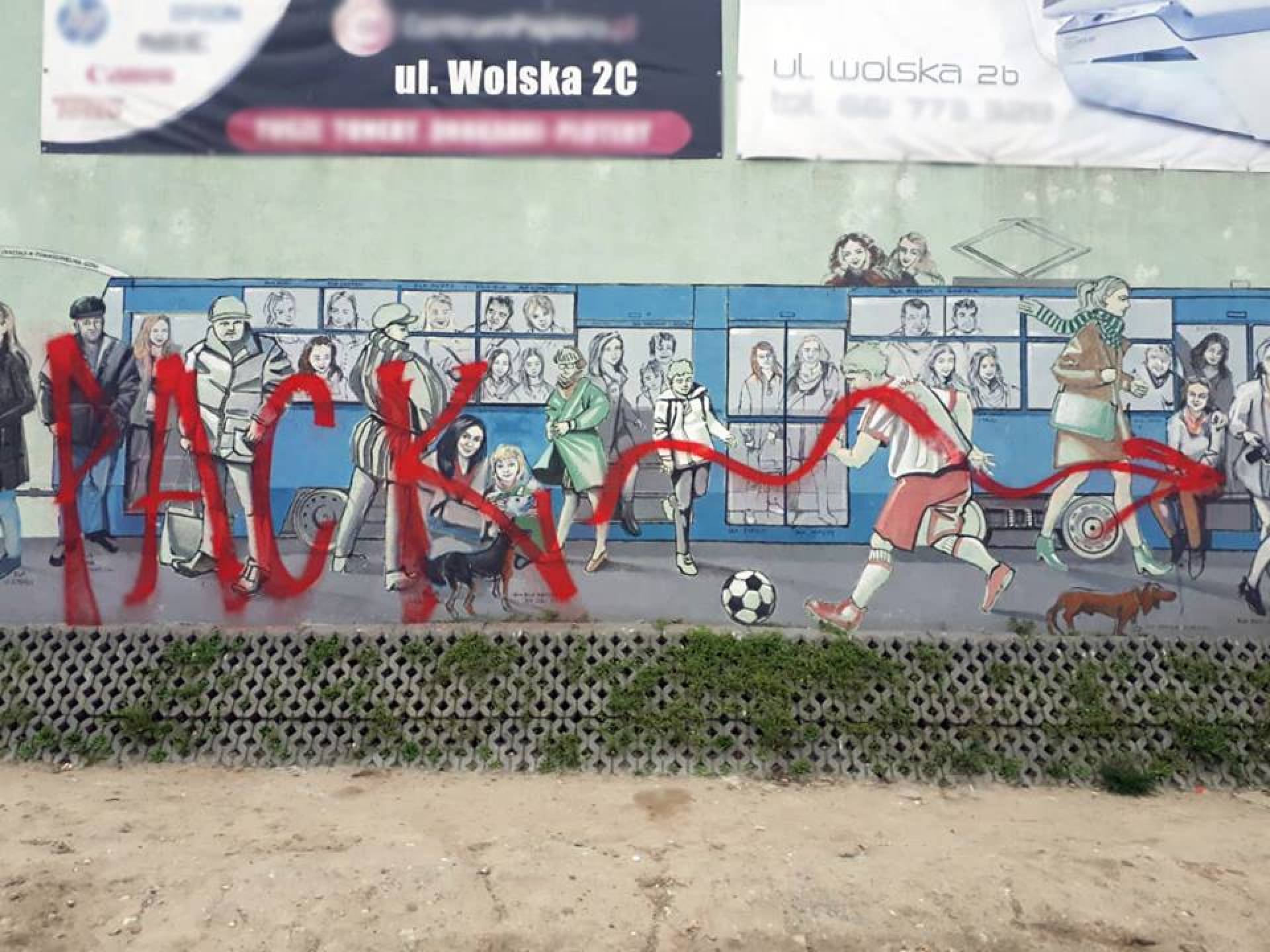 Akcja w sieci: szukają wandala, który zniszczył mural