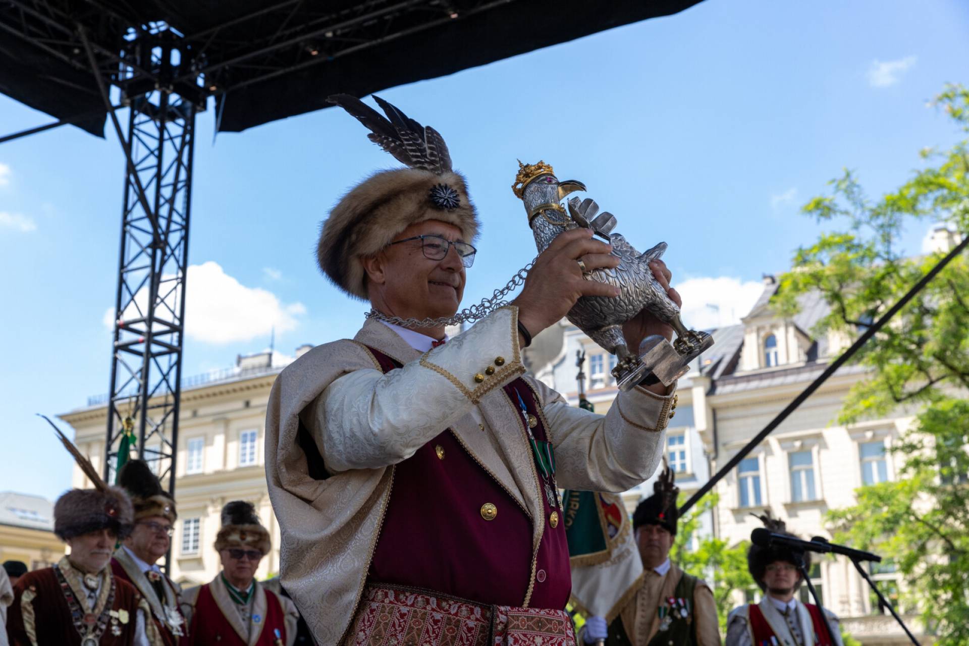 Barwna, krakowska tradycja. Nowy król przejął insygnia
