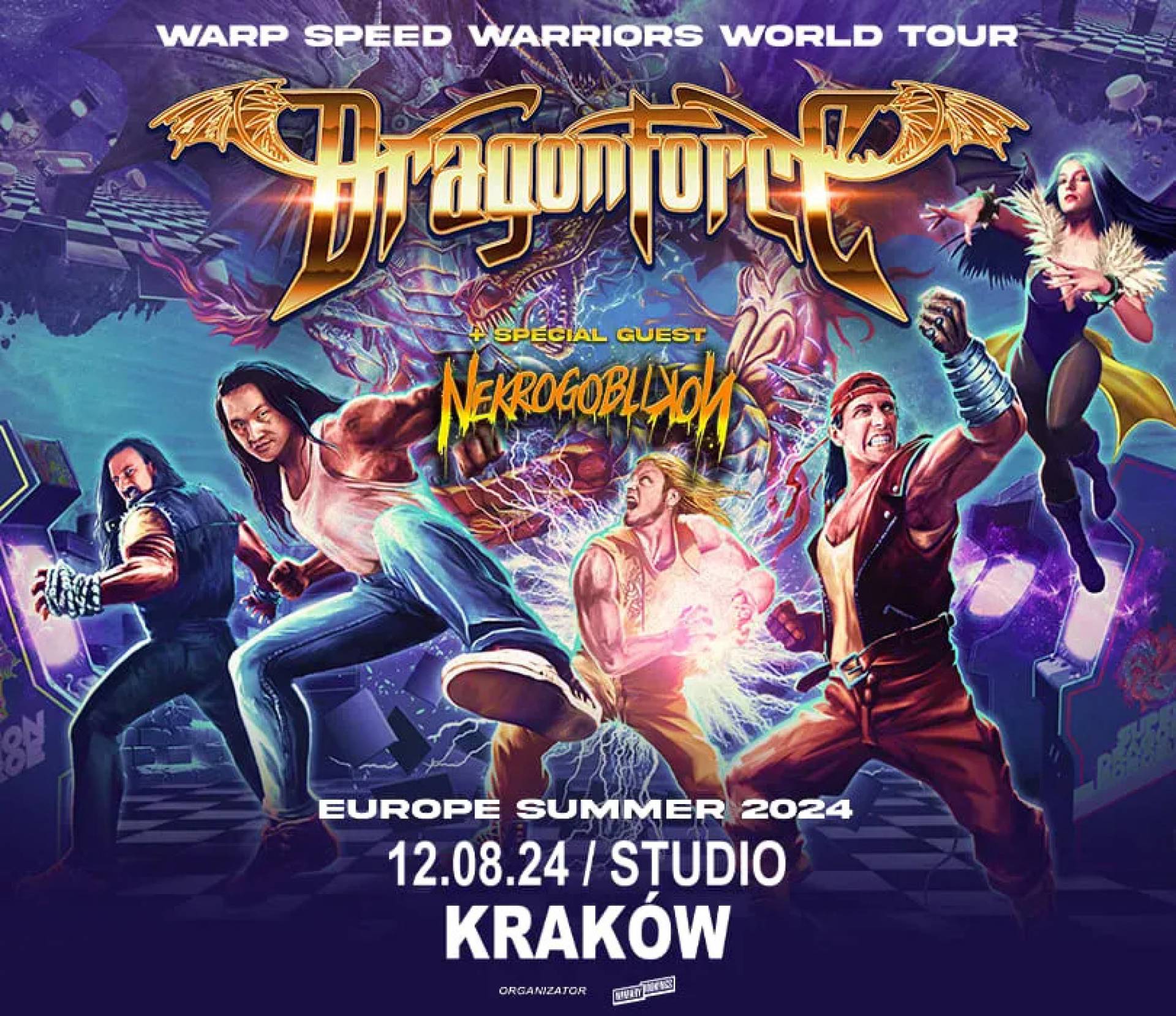 Koncert: DragonForce + Nekrogoblikon