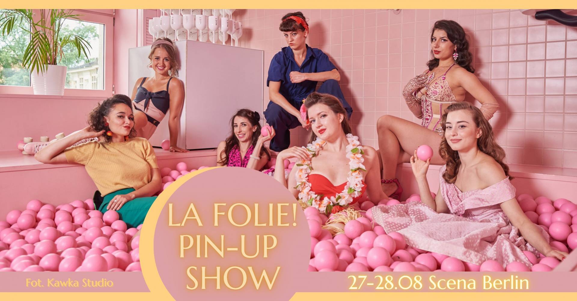 Spektakl i potańcówka w swingowym stylu - La Folie! Pin-up Show