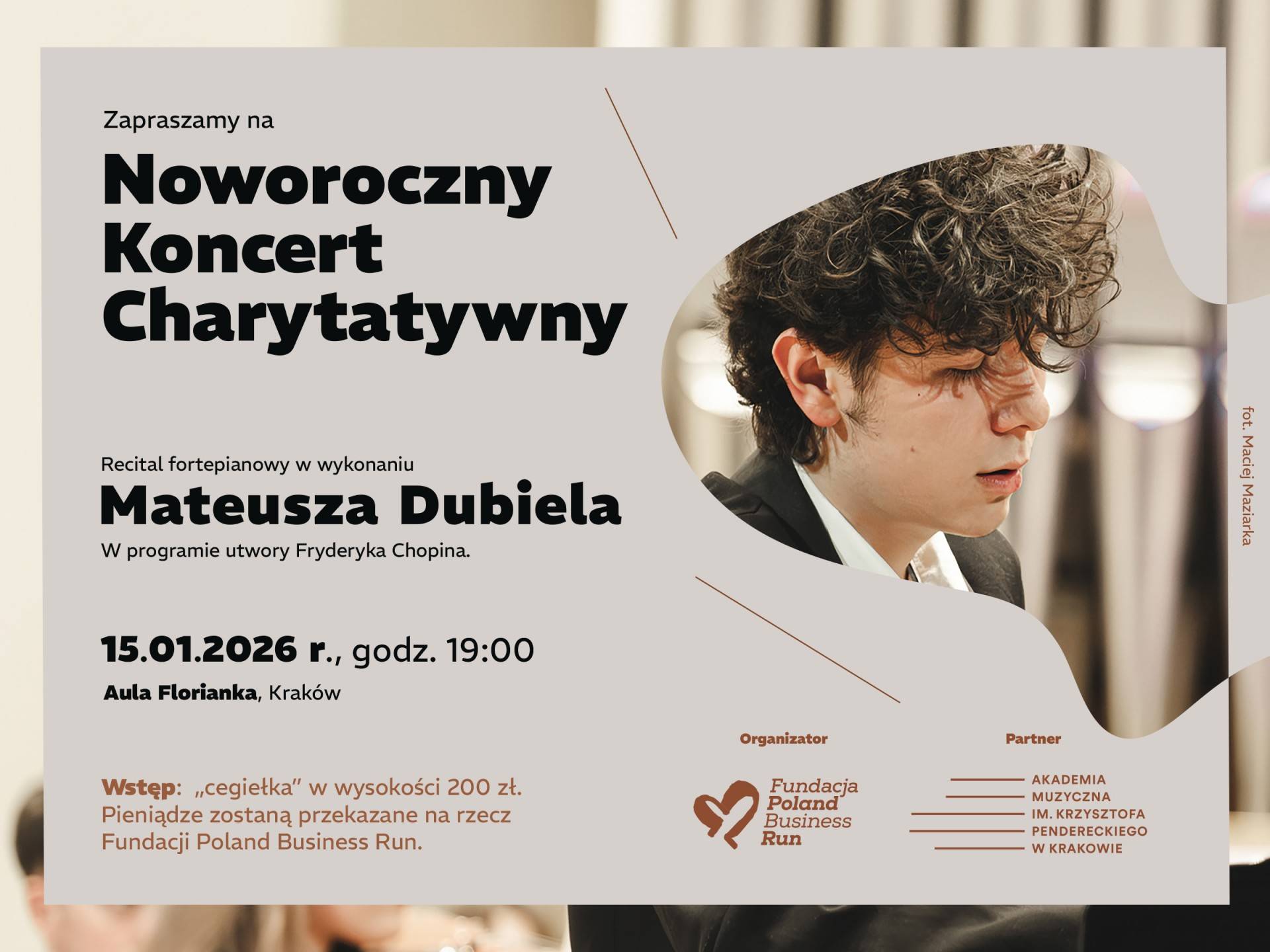 Noworoczny Koncert Charytatywny Fundacji Poland Business Run
