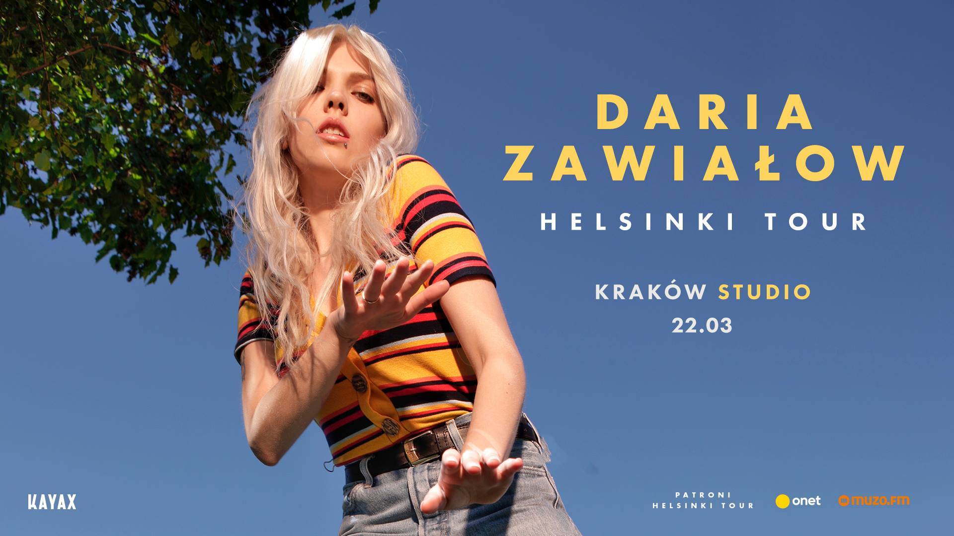 Daria Zawiałow | Helsinki Tour - Kraków 22.03
