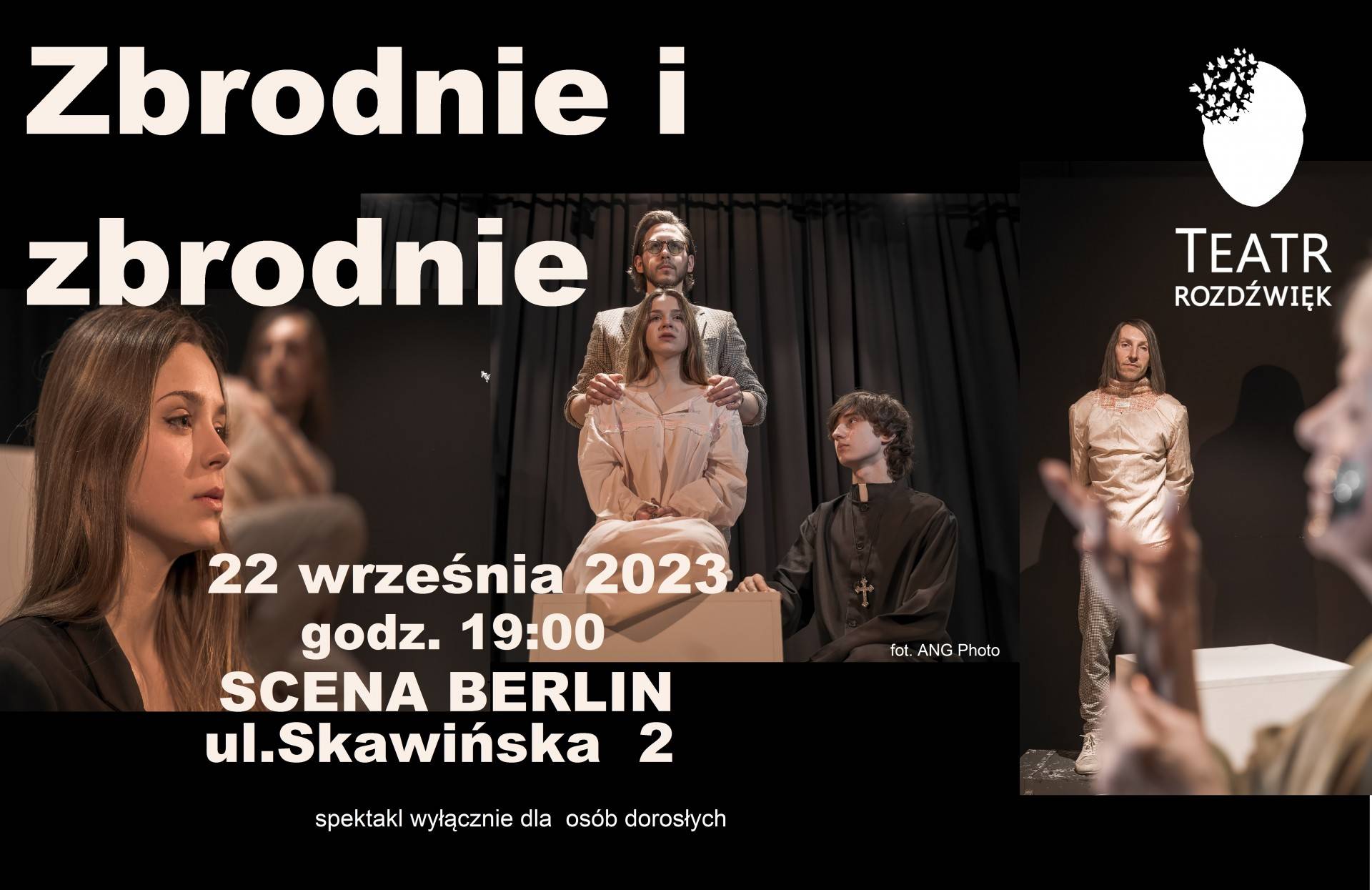 "Zbrodnie i zbrodnie" Teatru Rozdźwięk na Scenie Berlin
