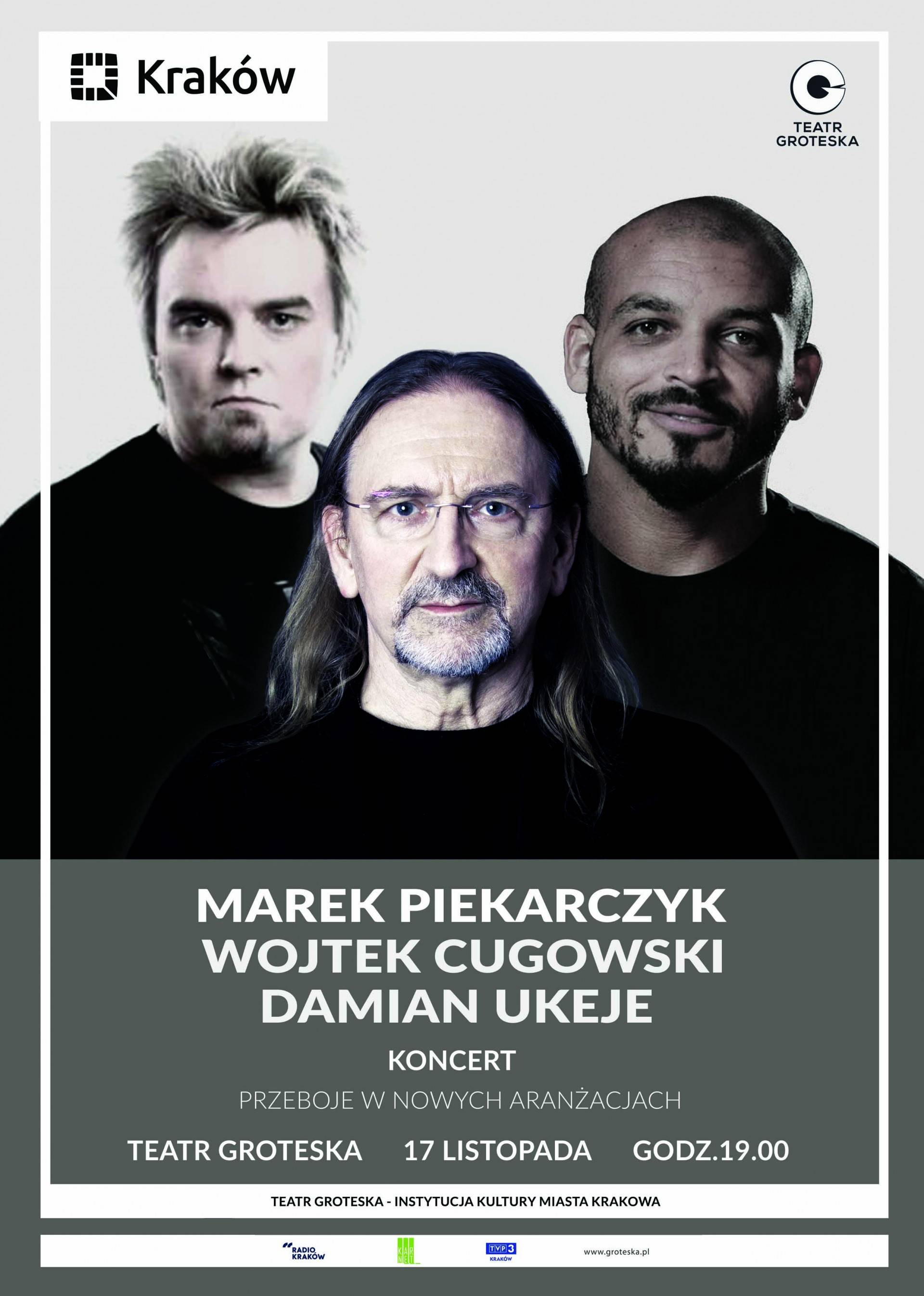 Koncert - Marek Piekarczyk, Wojciech Cugowski, Damian Ukeje