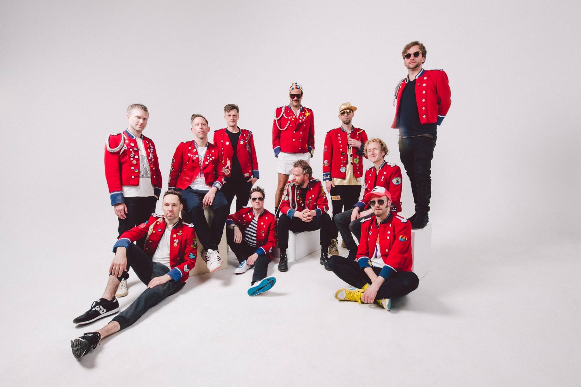 Techno orkiestra MEUTE na koncercie w Klubie Studio