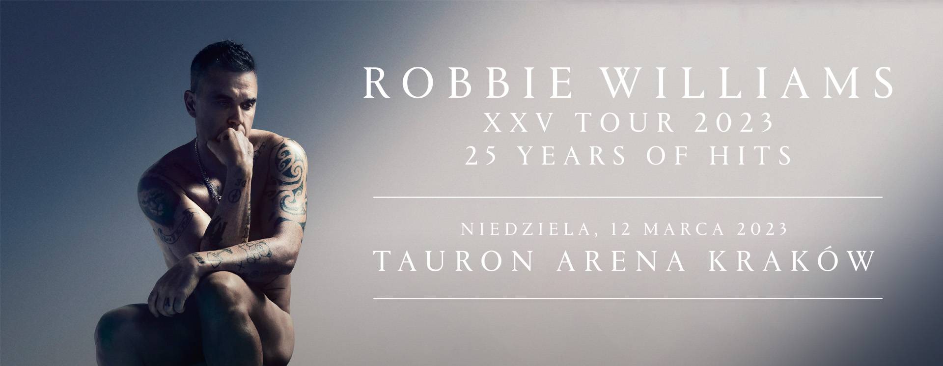 Robbie Williams świętuje 25-lecie solowej kariery w Tauron Arenie Kraków