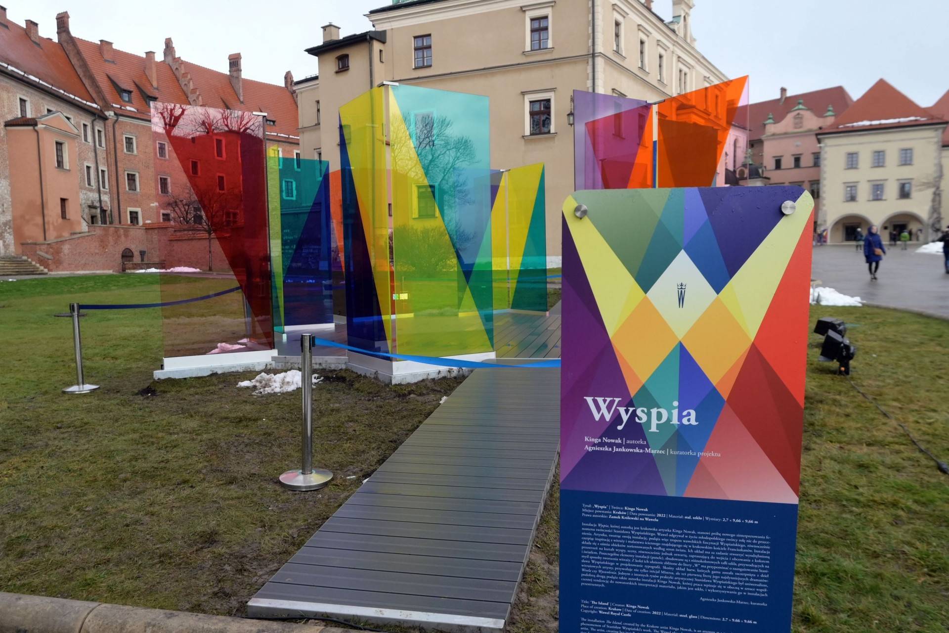 "Wyspia" instalacja na Wawelu inspirowana Wyspiańskim