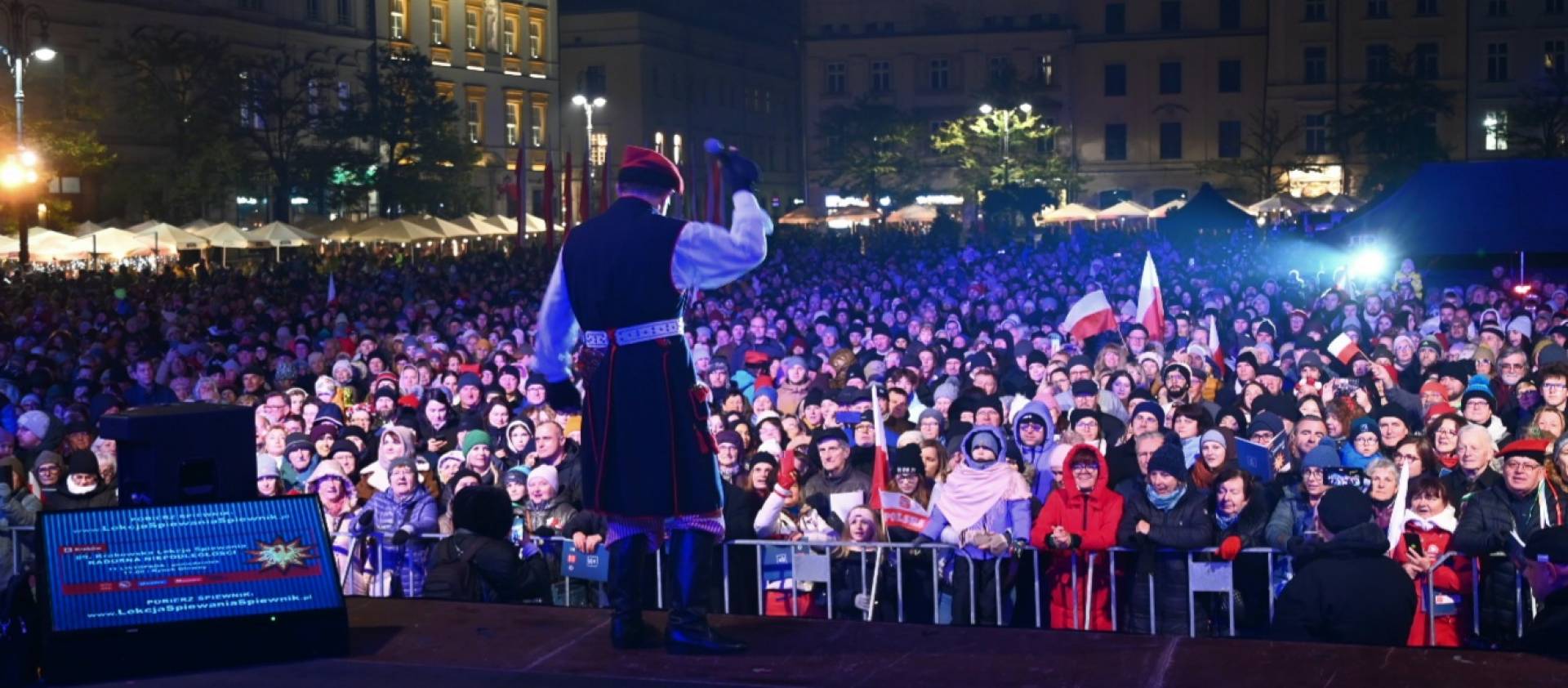 Najlepsze świętowanie Niepodległości tylko w Krakowie. Rewelacyjna atmosfera!