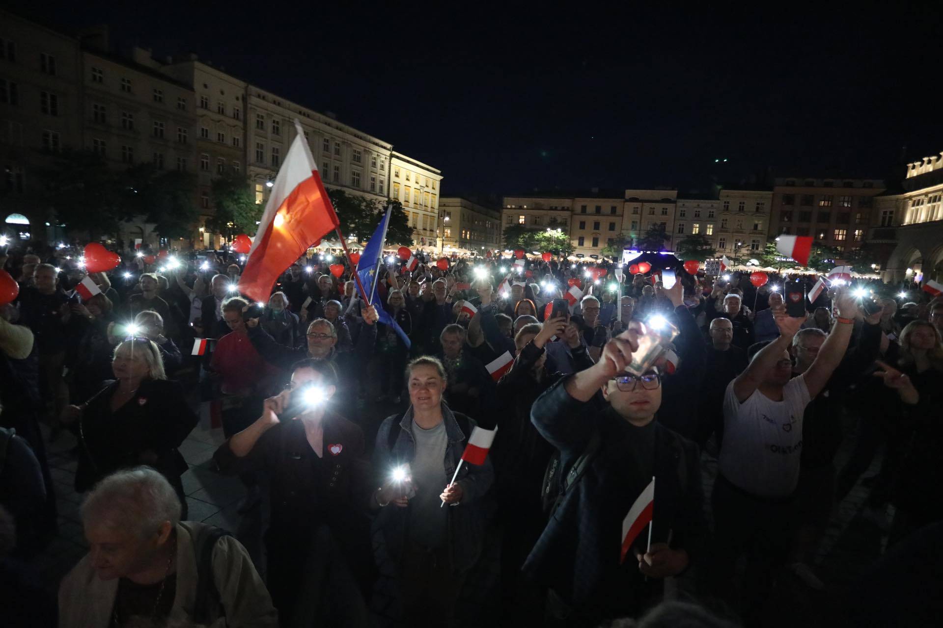 Przegonimy mrok, krakowski finał kampanii wyborczej Koalicji Obywatelskiej