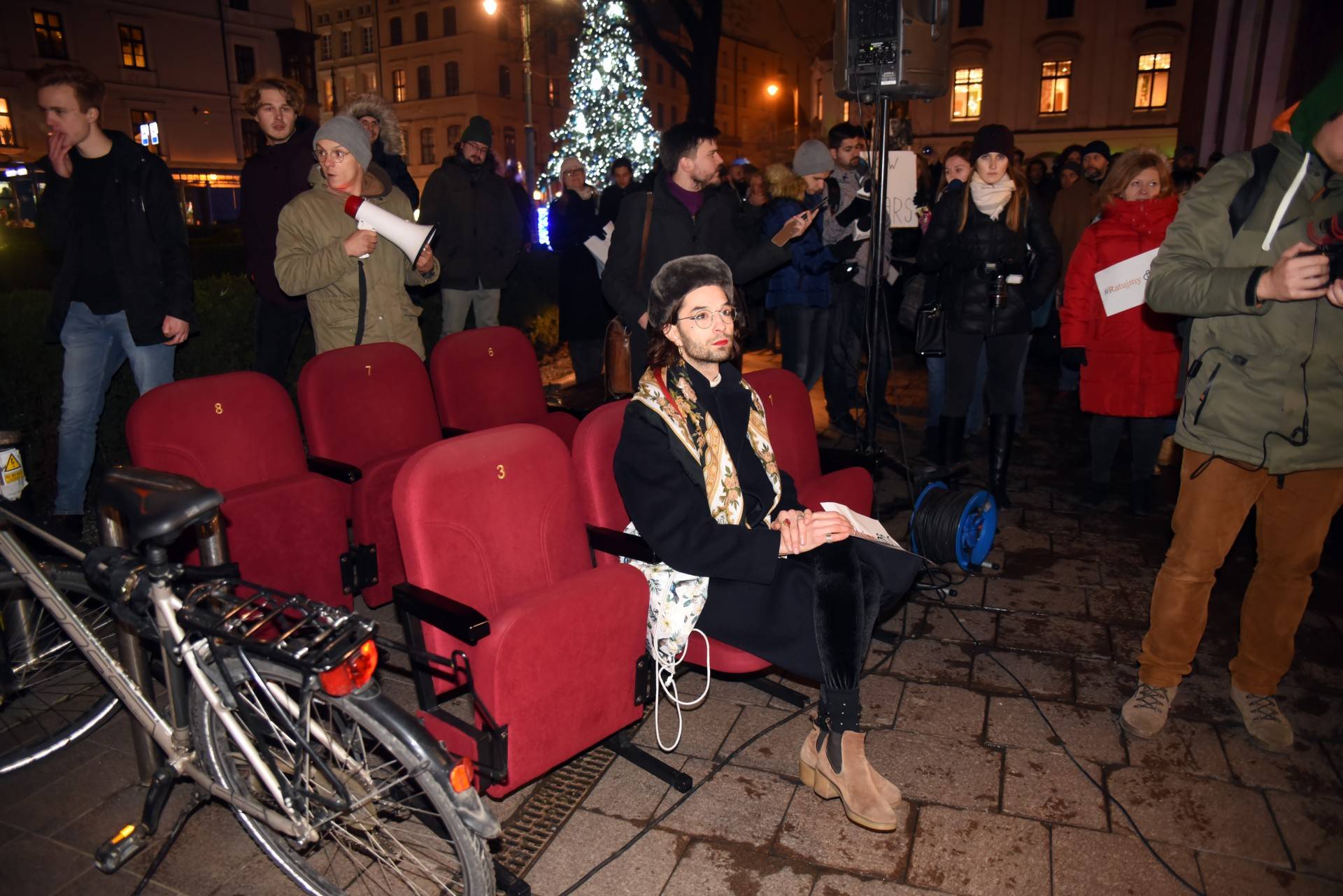 Ratujmy kino ARS: protest przed krakowskim magistratem