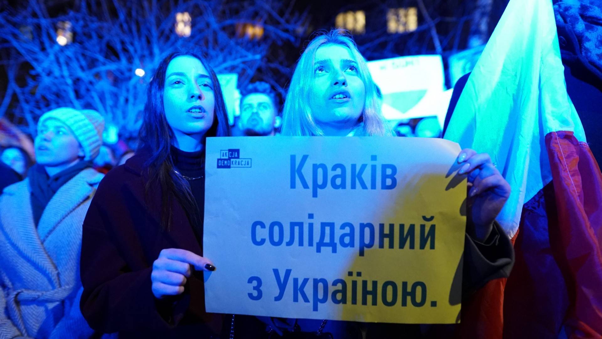 Nie dla wojny! Kraków solidarny z Ukrainą