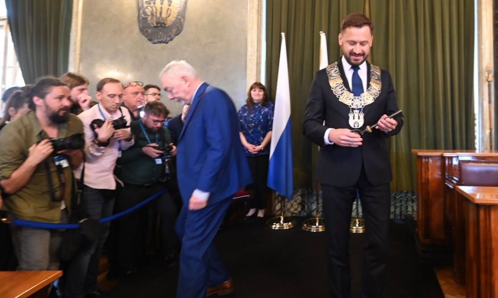 Aleksander Miszalski, nowy prezydent Krakowa oficjalnie zaprzysiężony