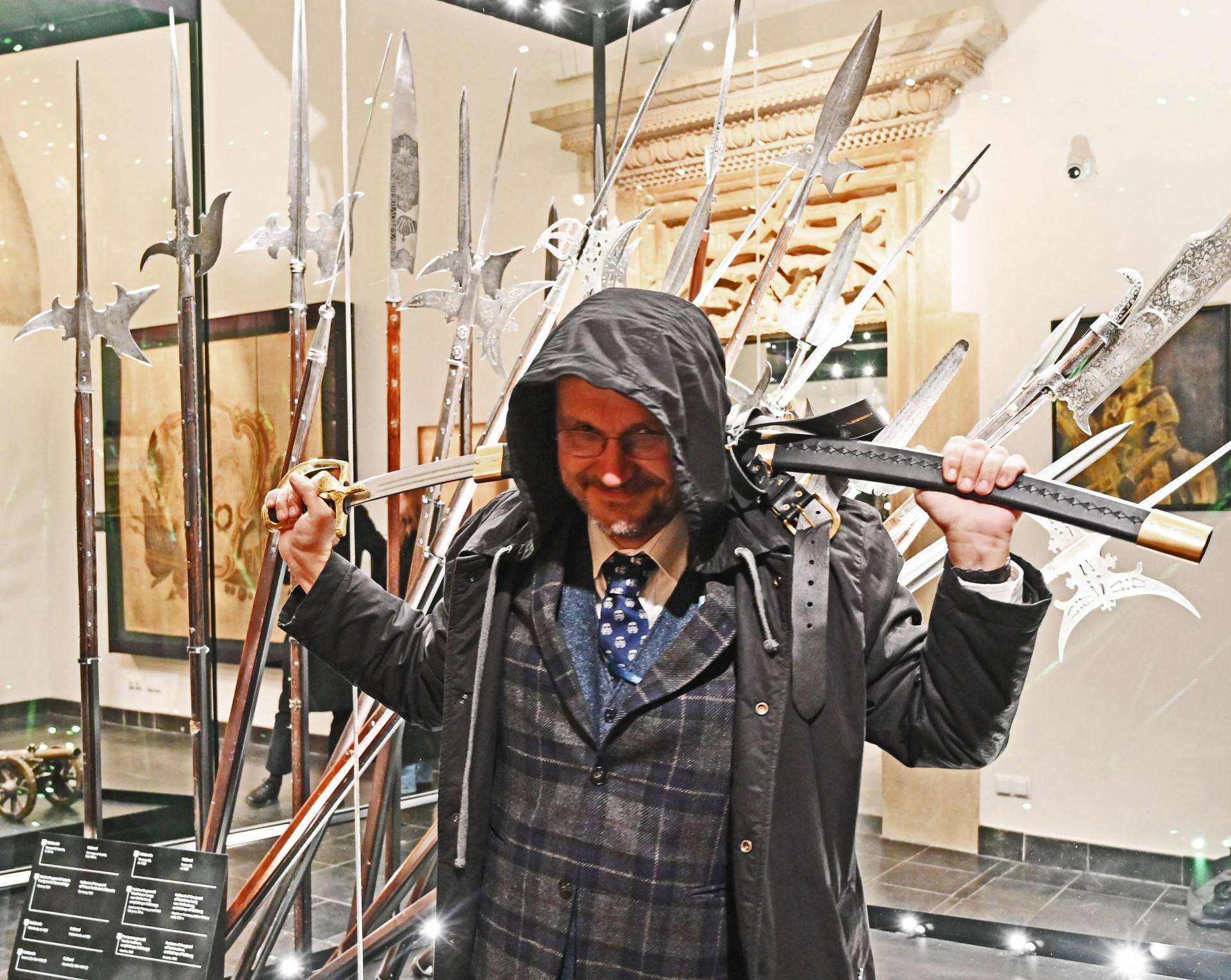 Dyrektor Zamku Królewskiego na Wawelu w Zbrojowni. Miejsce wyjątkowe