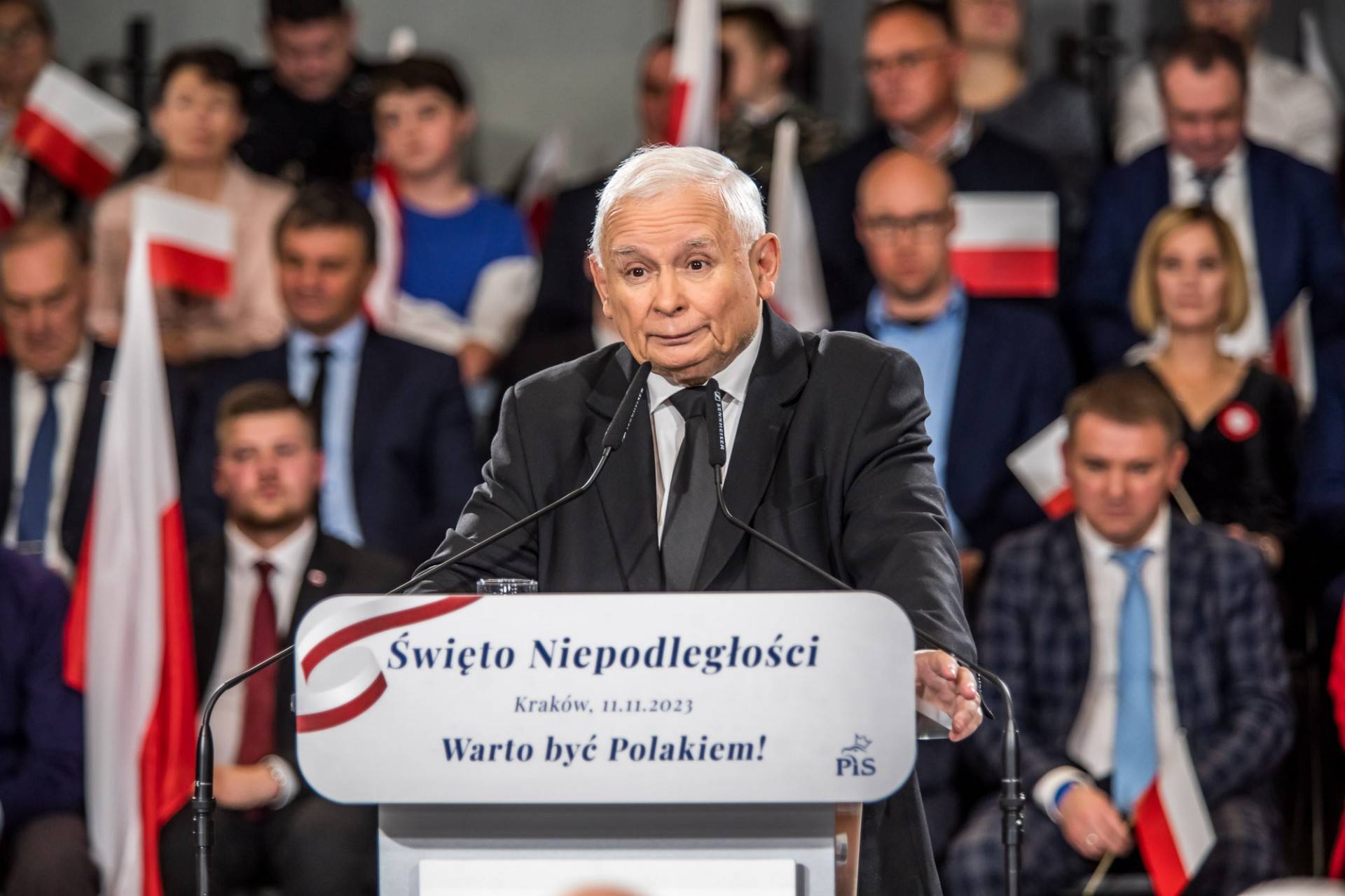 Kaczyński w Krakowie: "Cierpieć i umierać za ojczyznę to rzecz piękna"