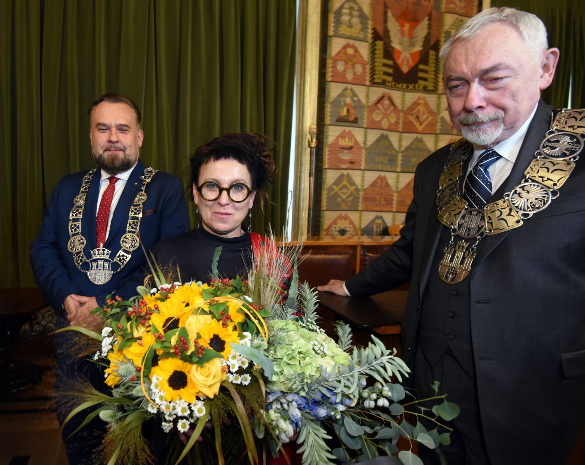 Olga Tokarczuk Honorową Obywatelką Krakowa. Fot. Marek Lasyk