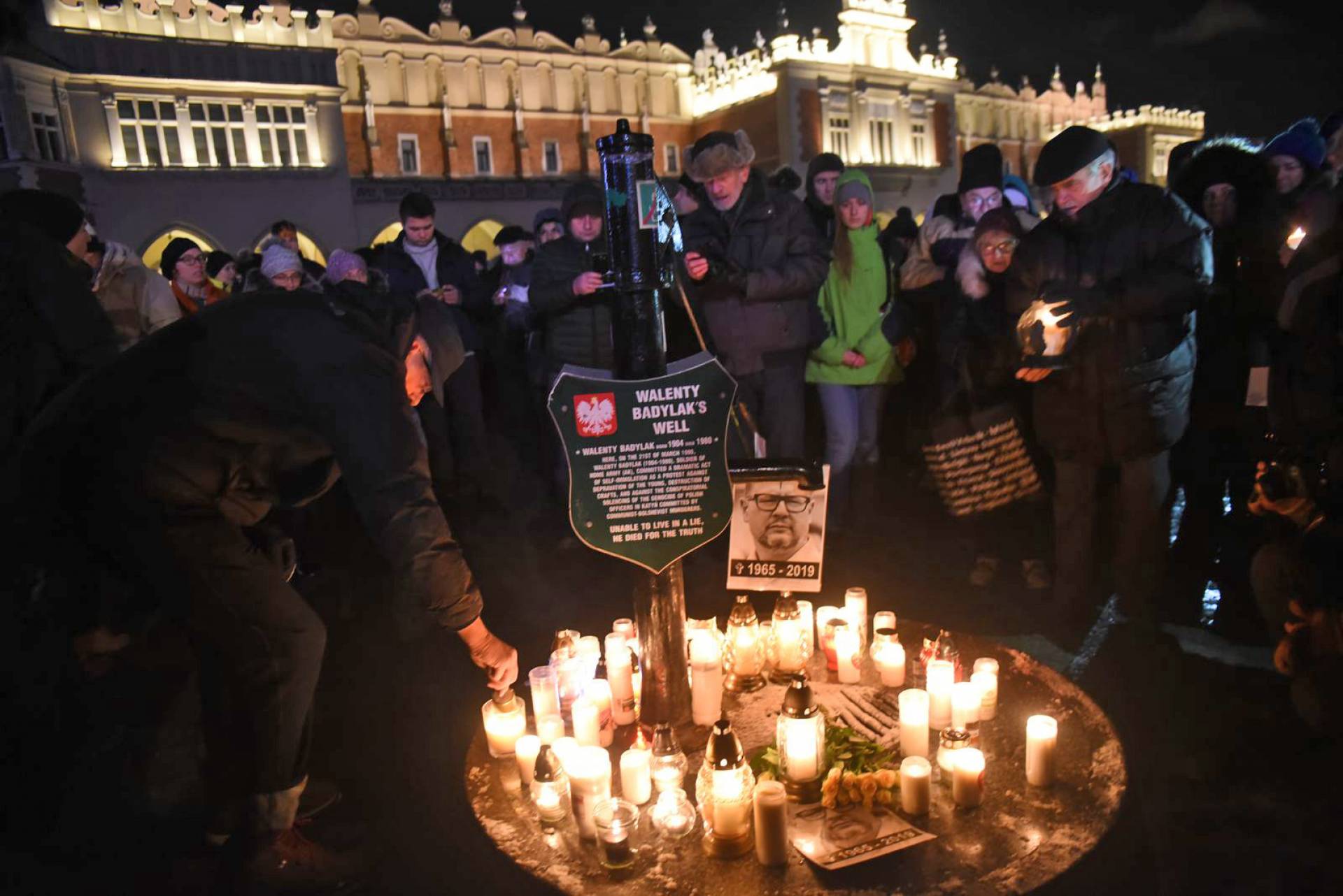 Kraków w hołdzie zamordowanemu prezydentowi Gdańska
