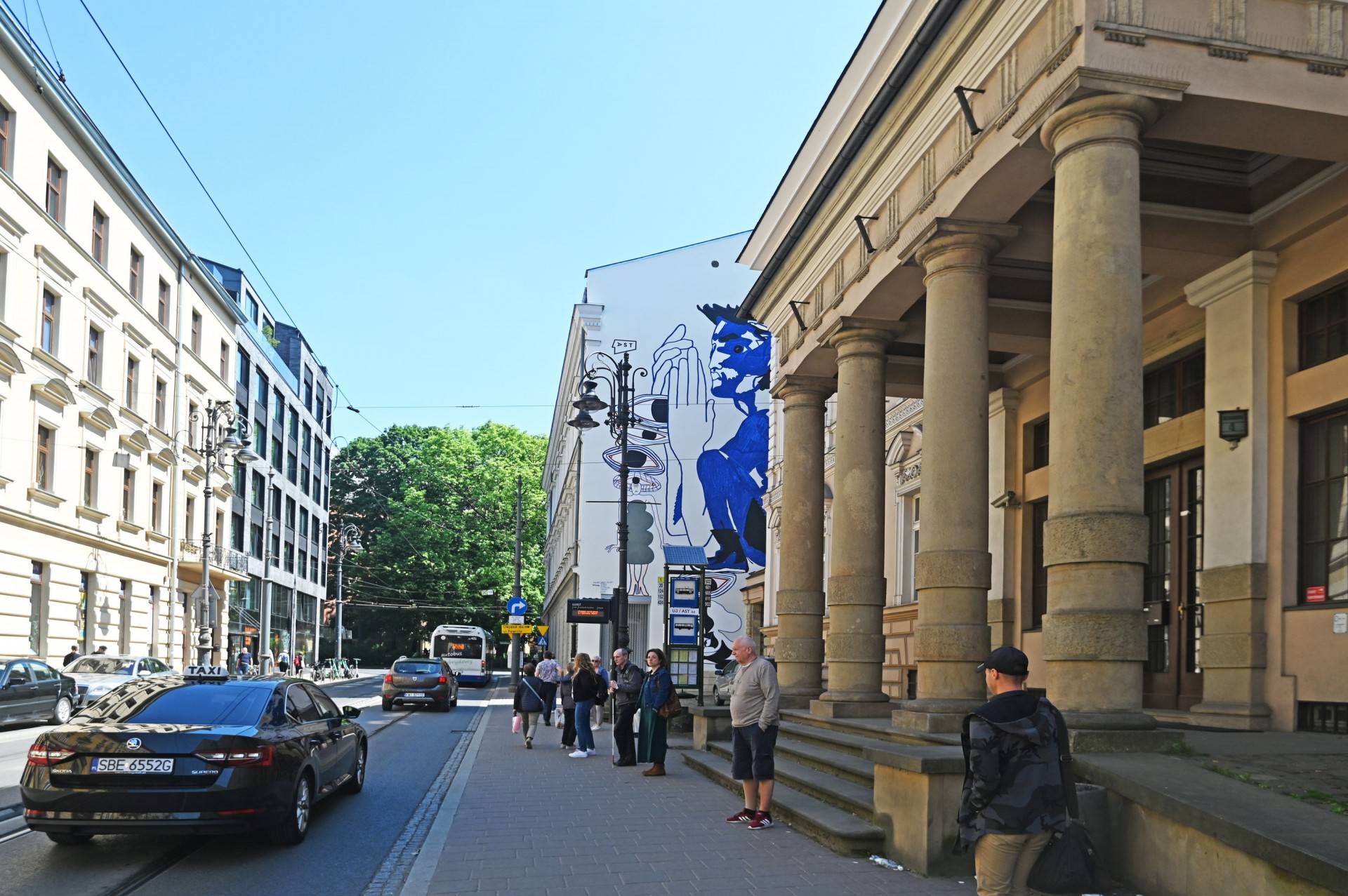 Nowe murale w centrum Krakowa, inspiracją był Wyspiański