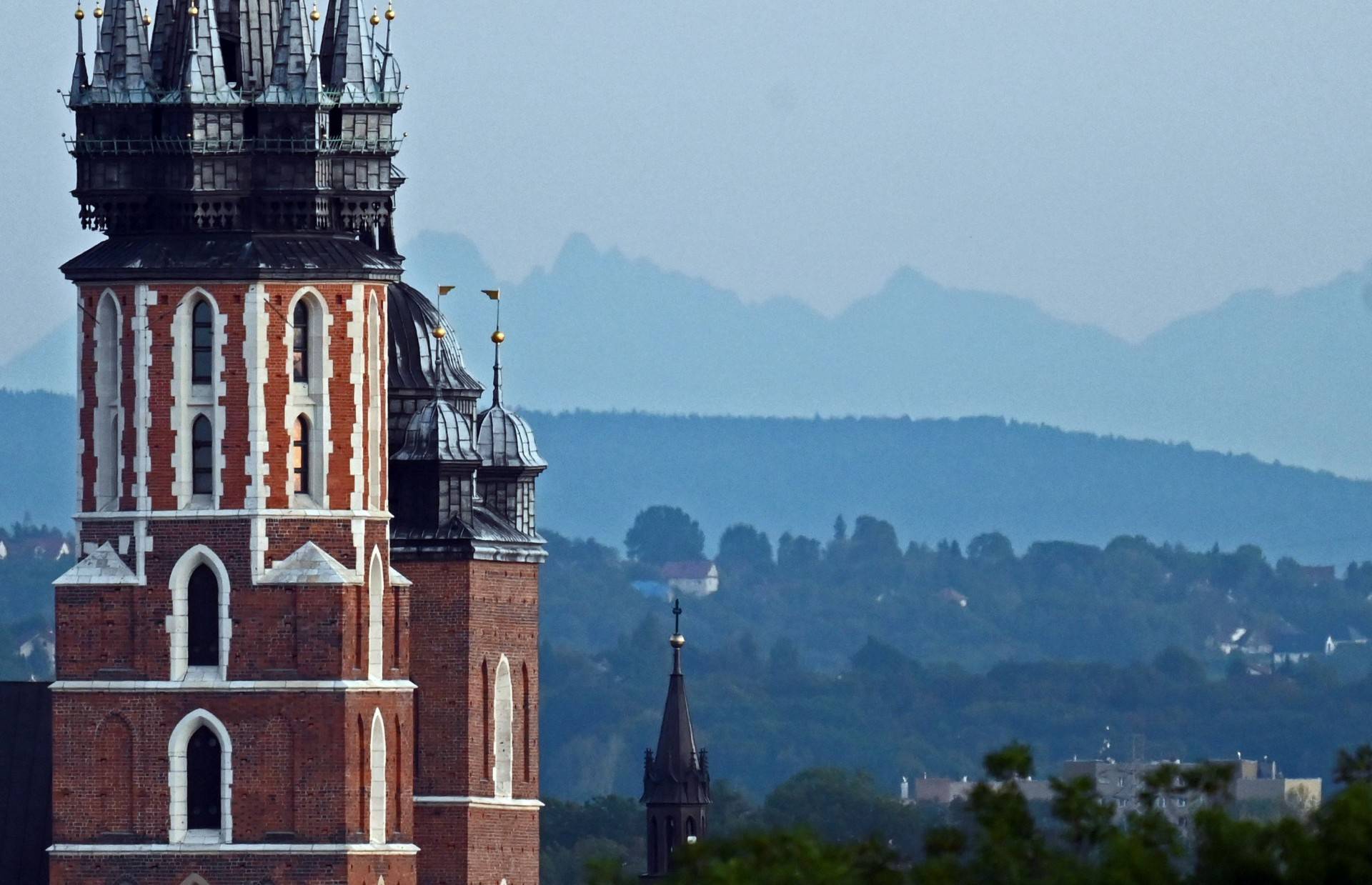 Kraków o zmierzchu, piękne pożegnanie lata