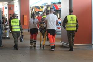 Ciężko ranni ukraińscy żołnierze dotarli do Krakowa, fot. Marek Lasyk