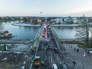 Asfaltowanie na moście Dębnickim, to już ostatni etap remontu