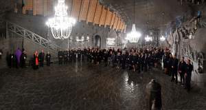 "Golgota Wielicka " w kopalni soli w Wieliczce