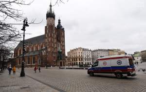 Pusty świąteczny Kraków