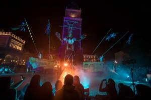 "Kosmiczny" koniec spektakularnej imprezy