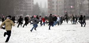 Kiedyś tak wyglądał noworoczny trening Cracovii. Dawno, dawno...