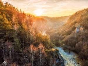 Baśniowy krajobraz koło Krakowa